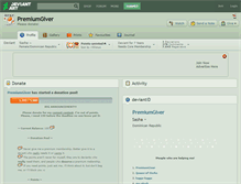 Tablet Screenshot of premiumgiver.deviantart.com