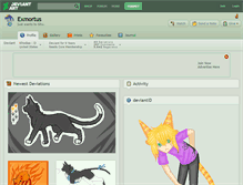 Tablet Screenshot of exmortus.deviantart.com