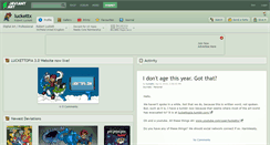 Desktop Screenshot of luckettx.deviantart.com