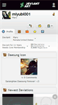 Mobile Screenshot of miyubi001.deviantart.com