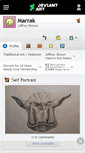 Mobile Screenshot of marrak.deviantart.com