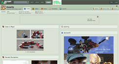Desktop Screenshot of mooallie.deviantart.com