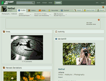Tablet Screenshot of nethel.deviantart.com