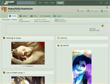 Tablet Screenshot of masochisticheartache.deviantart.com