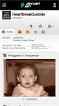 Mobile Screenshot of heartbreaksuicide.deviantart.com