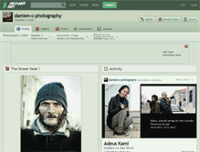Tablet Screenshot of damien-c-photography.deviantart.com