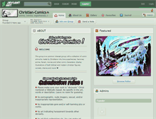 Tablet Screenshot of christian-comics.deviantart.com