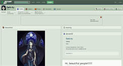 Desktop Screenshot of dark-iry.deviantart.com