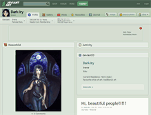Tablet Screenshot of dark-iry.deviantart.com