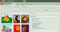 Desktop Screenshot of disneyfelineclub.deviantart.com