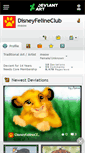 Mobile Screenshot of disneyfelineclub.deviantart.com