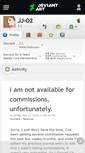 Mobile Screenshot of jj-o2.deviantart.com