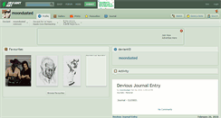 Desktop Screenshot of moondusted.deviantart.com