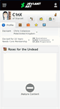 Mobile Screenshot of c1nx.deviantart.com