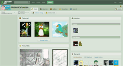 Desktop Screenshot of moderncartoons.deviantart.com