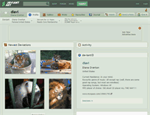 Tablet Screenshot of diavi.deviantart.com