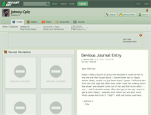 Tablet Screenshot of johnny-cplz.deviantart.com