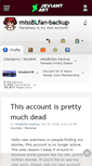 Mobile Screenshot of missblfan-backup.deviantart.com