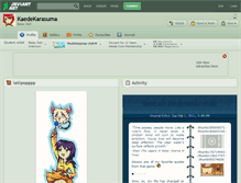 Tablet Screenshot of kaedekarasuma.deviantart.com