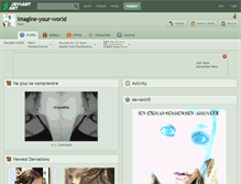 Tablet Screenshot of imagine-your-world.deviantart.com