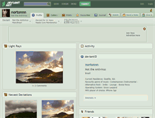 Tablet Screenshot of nortonnn.deviantart.com