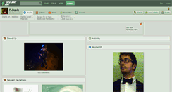 Desktop Screenshot of d-davis.deviantart.com