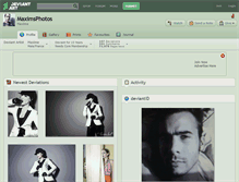 Tablet Screenshot of maximsphotos.deviantart.com