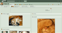 Desktop Screenshot of orange-cats.deviantart.com