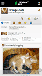 Mobile Screenshot of orange-cats.deviantart.com