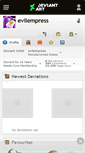 Mobile Screenshot of evilempress.deviantart.com