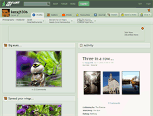 Tablet Screenshot of kecaj1306.deviantart.com