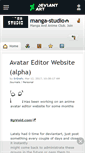 Mobile Screenshot of manga-studio.deviantart.com