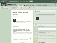 Tablet Screenshot of manga-studio.deviantart.com