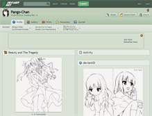 Tablet Screenshot of pango-chan.deviantart.com