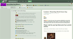Desktop Screenshot of harrypotterworldfans.deviantart.com
