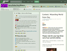 Tablet Screenshot of harrypotterworldfans.deviantart.com