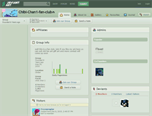 Tablet Screenshot of chibi-chan1-fan-club.deviantart.com
