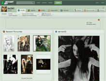 Tablet Screenshot of kx241.deviantart.com