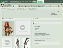 Tablet Screenshot of mr-mister.deviantart.com