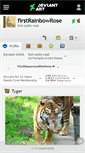 Mobile Screenshot of firstrainbowrose.deviantart.com