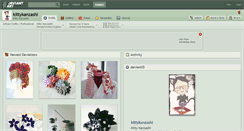 Desktop Screenshot of kittykanzashi.deviantart.com