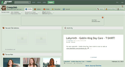Desktop Screenshot of creepyseb.deviantart.com