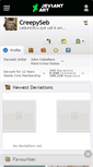 Mobile Screenshot of creepyseb.deviantart.com