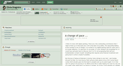 Desktop Screenshot of elixia-dragmire.deviantart.com