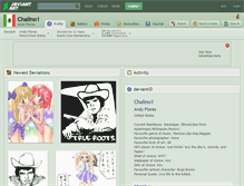 Tablet Screenshot of chalino1.deviantart.com