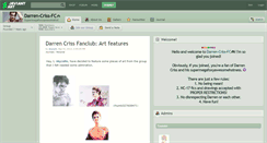 Desktop Screenshot of darren-criss-fc.deviantart.com