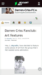 Mobile Screenshot of darren-criss-fc.deviantart.com