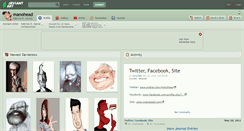 Desktop Screenshot of manohead.deviantart.com