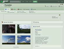 Tablet Screenshot of fluxnation.deviantart.com