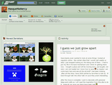 Tablet Screenshot of masquenomercy.deviantart.com